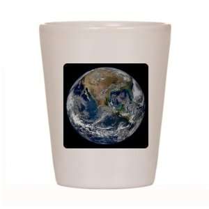  Shot Glass White of Earth in HD from 2012 Satellite Photo 