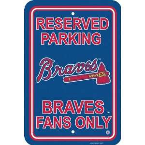  Atlanta Braves Parking Sign   Set of 2