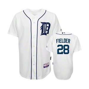  New Prince Fielder Jersey Detroit Tigers #28 Home White 