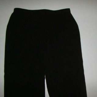 Petite Womens JM COLLECTION Black Pants Size 14P 14 P  