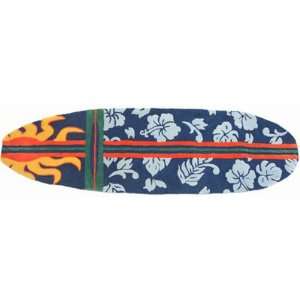  Surfboard Rug, Hawaiian Blue Automotive