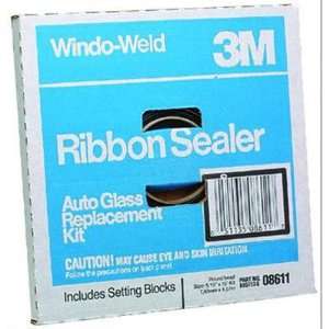 3M Automotive (MMM8611) 3M Window Weld Round Ribbon Sealer, 5/16 x 15 
