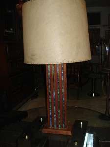 FABULOUS HARRIS STRONG TILE LAMP MID CENTURY MODERN  
