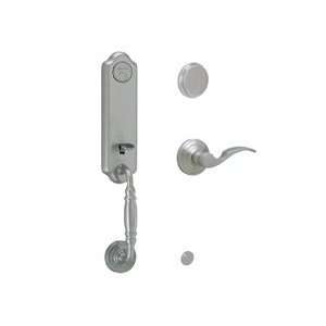   Satin Nickel Florence Two Piece Dummy Handleset with St. Annes Lever
