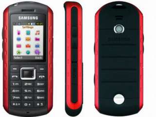 NEW SAMSUNG B2100 UNLOCKED WATERPROOF CELL PHONE RED  