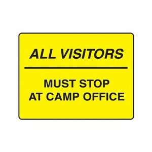  All Visitors Must Stop at Office Sign (EA) Sports 