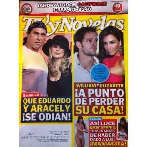 TV Y Novelas Magazine Octubre 20, 2009 William Y Elizabeth TV Y 