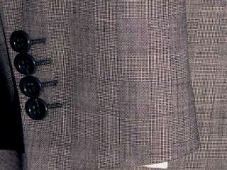 Daniele $1295 Gray Glenplaid 150s wool Mens Dress Suit  