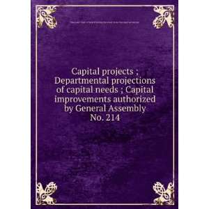  projections of capital needs ; Capital improvements authorized 