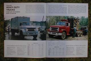 1968 Chevrolet Truck Series 70 & 80 Sales Brochure  