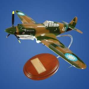  P 40B Warhawk Quality Desktop Wood Model Airplane / Unique 