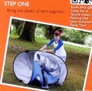 New 1 Person Pop Up Dome Tent Outdoor Igloo Instant Pup Camping 