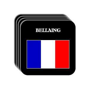  France   BELLAING Set of 4 Mini Mousepad Coasters 