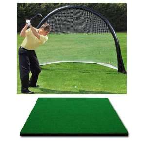 Air Tech Golf Net/Dura Pro 4x6 Commercial Golf Mat/Balls/Tees  