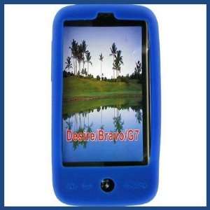  HTC G7 Desire Skin Case Blue Electronics