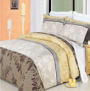 Luxury Bed linens Duvet Comforter Set Full Queen King Royal Hotel 