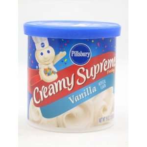 Pillsbury Vanilla Creamy Supreme 16oz  Grocery & Gourmet 