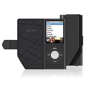 Belkin Leather Folio Case for iPod nano 4G, Black 
