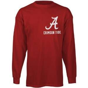  Alabama Crimson Tide Crimson Keen Long Sleeve T shirt 