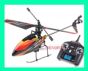   Single Blade Gyro RC MINI Helicopter With LCD 2 Batteries Outdoor V911