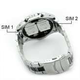 Wrist Watch Dual SIM Mobil Phone,media Player,Touchscreen,video camera 