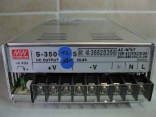 NEW* Mean Well S 350 12 5 DC Power Supply  