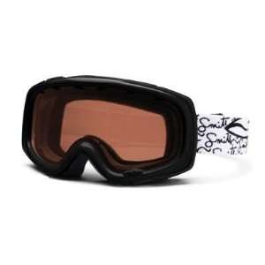  Smith Gambler Pro Junior Ski Goggles   Black Frames 