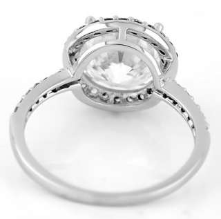 STERLING SILVER 925 ROUND CUT CZ ENGAGEMENT RING SZ 6  
