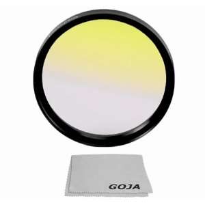  52MM Goja Graduated Yellow Lens Color Filter for DSLR 