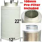 INCH HYDROPONIC INLINE AIR CARBON FILTER ODOR