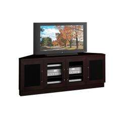 Contemporary 60 inch Wenge TV and Entertainment Corner Center 