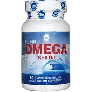  A.C. Grace Company, Unique Omega Krill Oil, 60 Softgels 