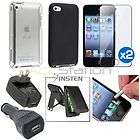   Bundle for iPod Touch 4th Gen 4 G INSTEN Leather Case Charger Stylus