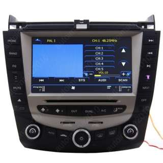   lcd special car navigation dvd system for honda accord dual climate