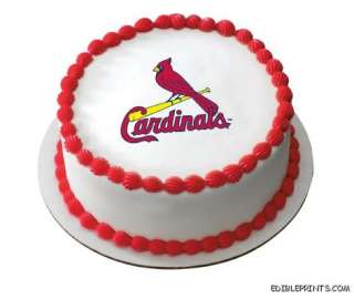 St. Louis Cardinals Edible Image Icing Cake Topper  