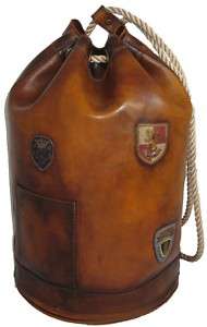 Italian High Quality Leather Sailor Bag   Patagonia  