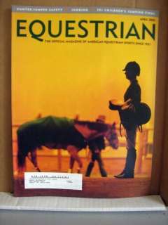 Equestrian Magazine April 2005 Hunter/Jumper Safety  