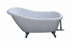 67 Slipper Clawfoot Tub Bathtub Acrylic Double Layer  