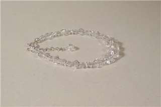 Sterling Silver Swarovski Crystal Bangle Bracelet  