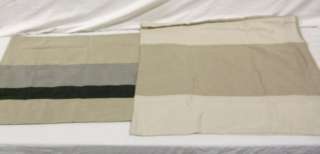 HOTEL COLLECTION   Panel Stripe Beige Taupe Grey 5p Full/Queen Duvet 
