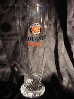 PAULANER BEER GLASS WEISE BIER IMPORT BREWERY PUB .5L 20 OZ BAR 1 OF 3 