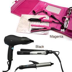 ART Salon in a Bag Ceramic Hair Iron and Dryer Travel Set   