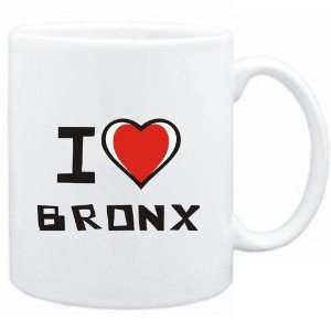  Mug White I love Bronx  Drinks