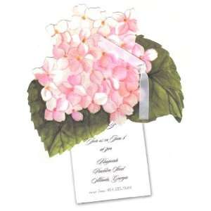  Stevie Streck Designs AW900 Pink Hydrangea with Ribbon Tag 