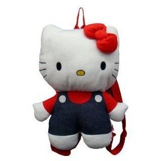 Hello Kitty 15 Plush Backpack   Jean Overalls