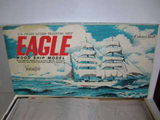 Scientific Wood Boat/Ship Model Eagle US Coast Guard  