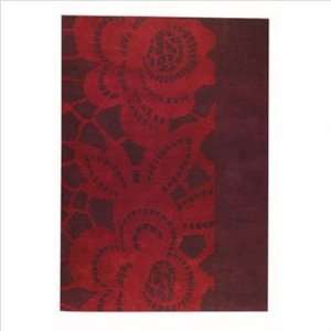  Hokku Designs Lace Red Lace Red Rug Furniture & Decor