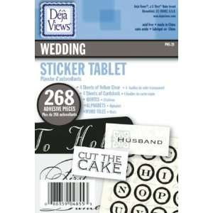  (Price/PK)Déja Views POS 20 Sticker Tablet Wedding Arts 
