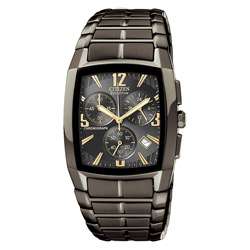   Drive Mens Black Stainless Steel Chronograph Watch  