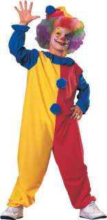 Clown Boys Girls Child Costume Size S Small 4 6 NEW  